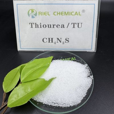 Industrial Grade Thiourea Pure Crystalline Powder Dry Place Storage