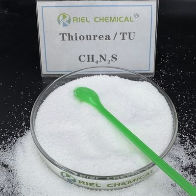 White Glossy CH4N2S Thiourea Powder Cas No 62 56 6 For Metal Plating