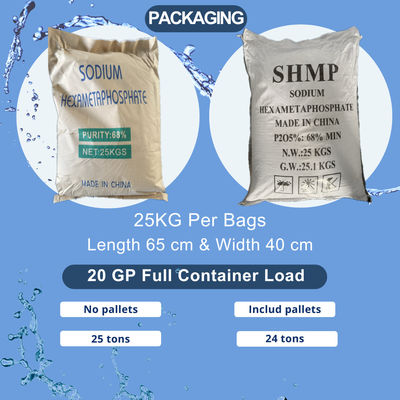 Industrial Grade Sodium Hexametaphosphate industrial Corrosion Scale Inhibitor