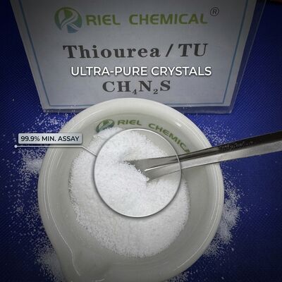 Thiourea 99.6% Analytical Reagent Grade Powder CAS 62-56-6 White Crystal