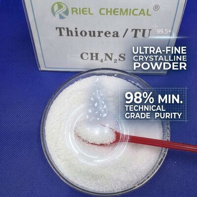 Thiourea 98% Technical Grade Chemical Powder Rubber Accelerator Resin Synthesis for Industrial Use