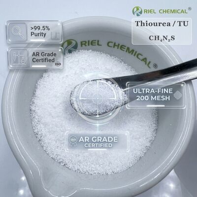 Thiourea 99% Ultra Fine Powder 200 Mesh Fast Dissolving Grade for Plating Synthesis