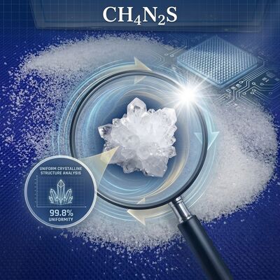 Thiourea 99% Ultra Fine Powder 200 Mesh Fast Dissolving Grade for Plating Synthesis
