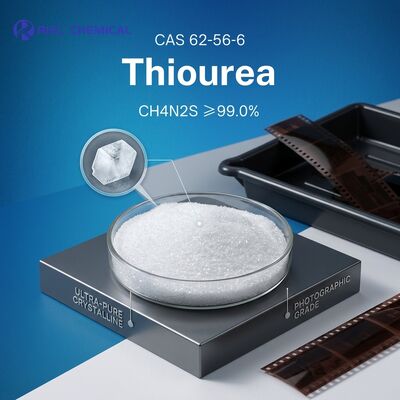 Thiourea 99% Photographic Grade Crystal Powder Film Fixing Silver Halide Solvent