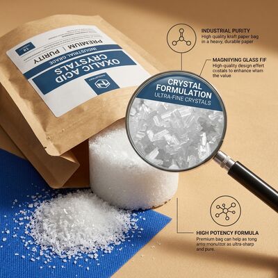 Oxalic Acid 99.5% Industrial Grade Crystal Leather Tanning Processing Auxiliary
